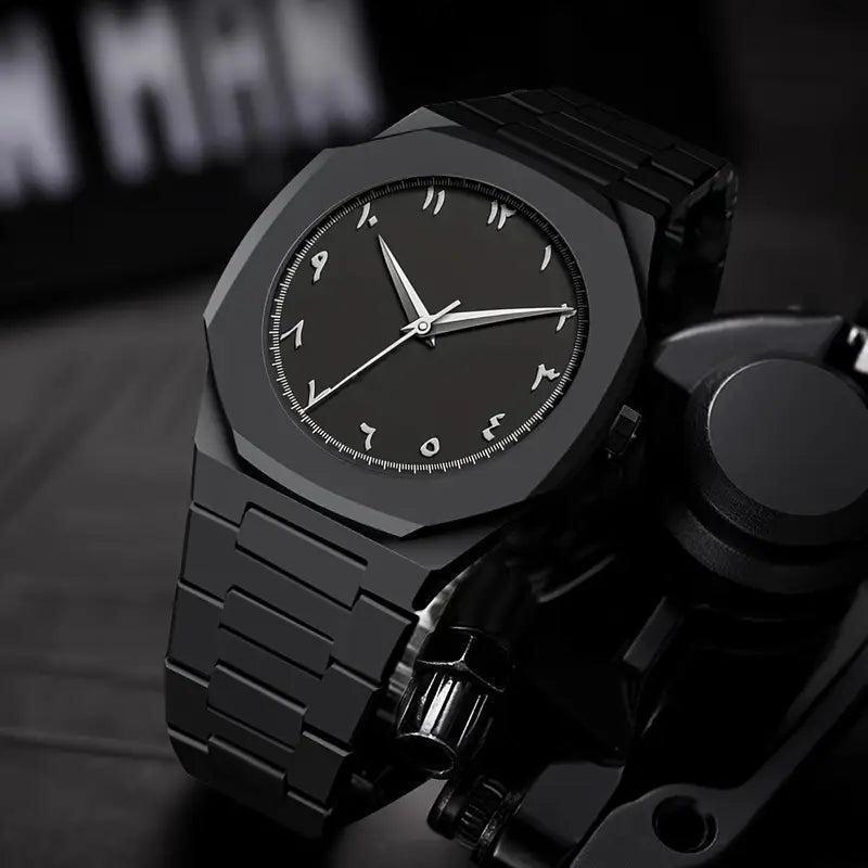Black Aura Arabic Watch - Own the Time